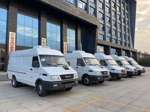 程力經典依維柯冷藏車批量發往山西 主流品牌受到用戶青睞